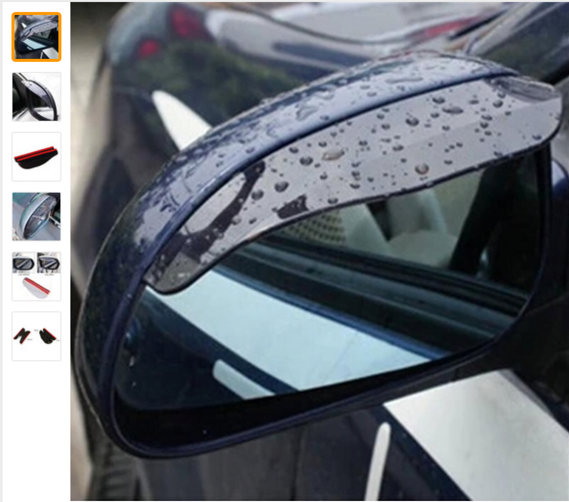 Козырек для зеркал от дождя