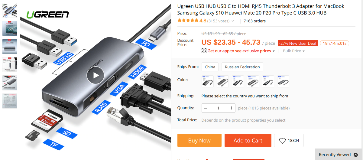 Супер функциональный хаб для макбук про