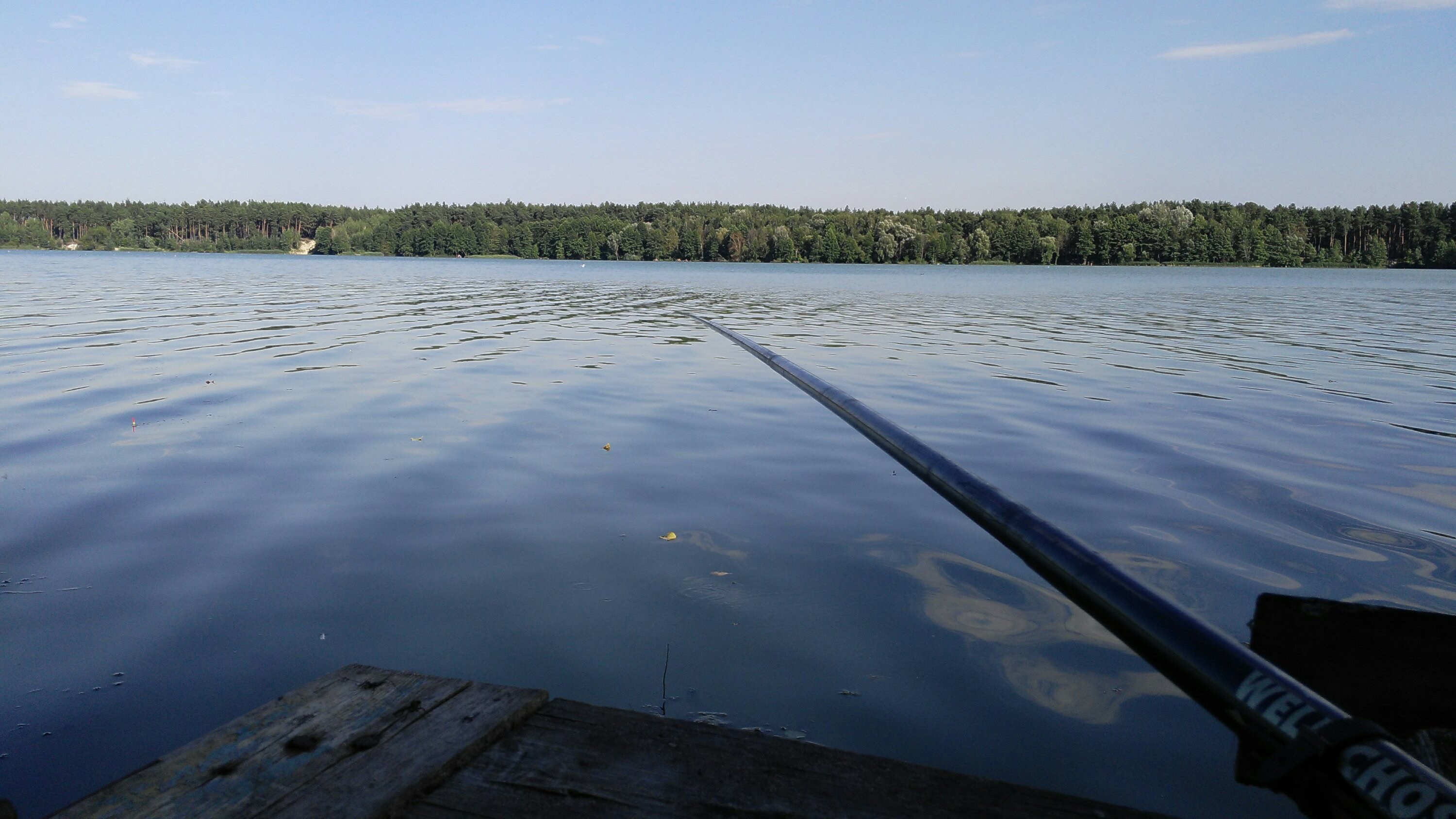 Риболовля на Алмазному озері.