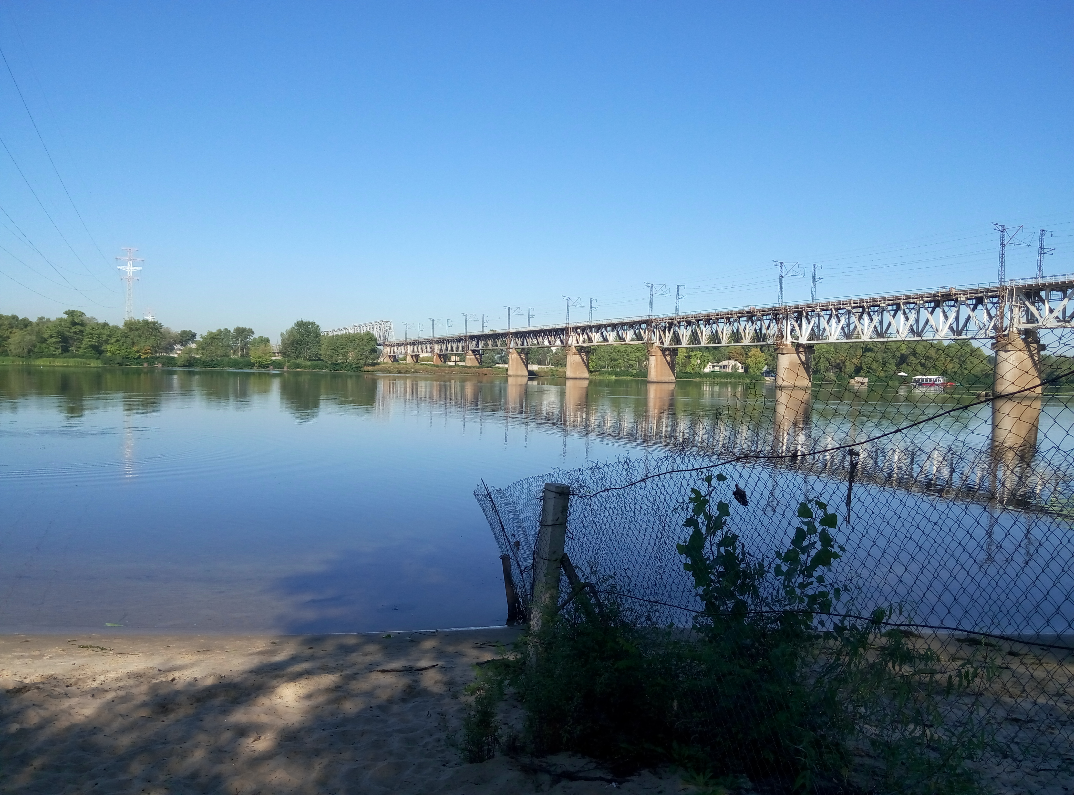 Железнодорожный мост в Киеве