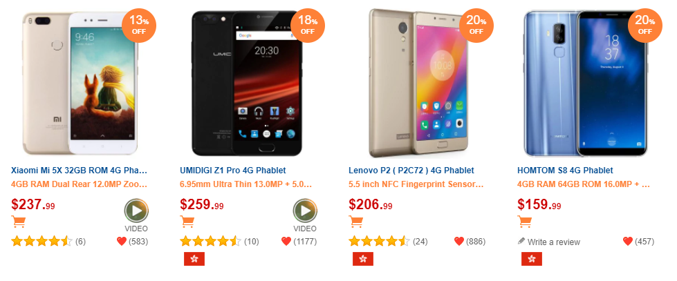 Недорогие Китайские смартфоны с доставкой в Украину