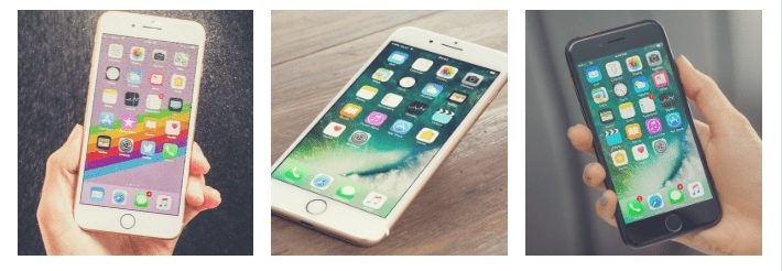 Красивые айфоны разного года выпуска
