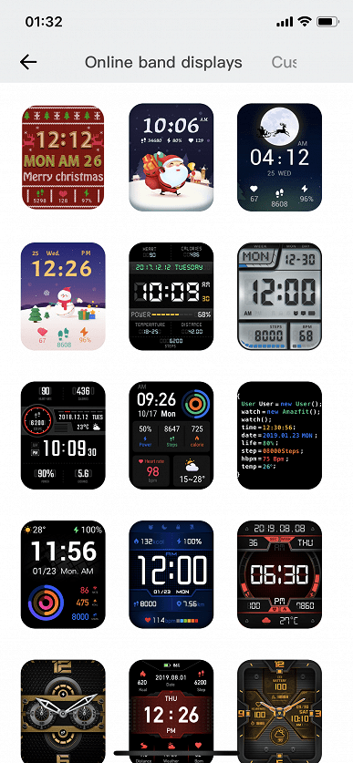 циферблаты Amazfit