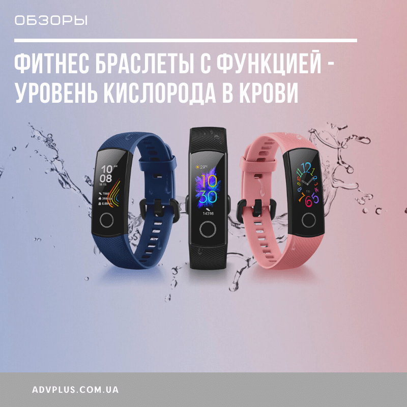 Фитнес браслеты с измерением SpO2