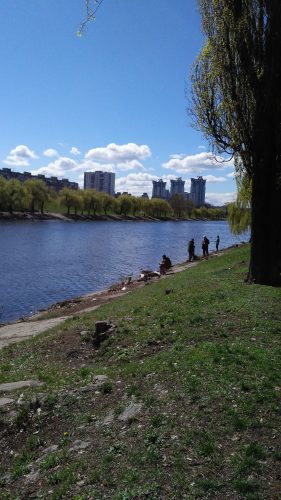 За хищником в гидропарк через русановский канал