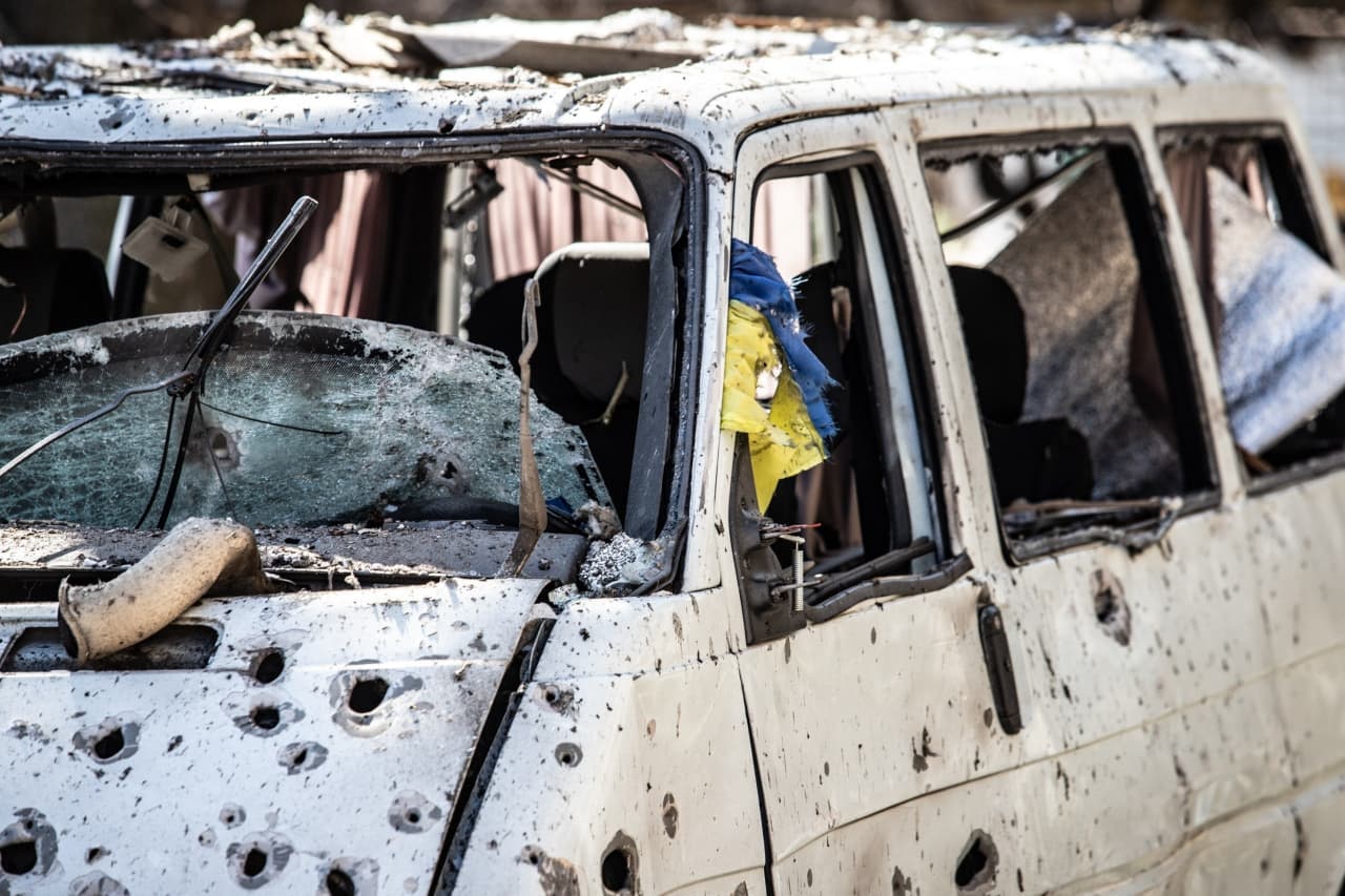 После обстрелов в Украине