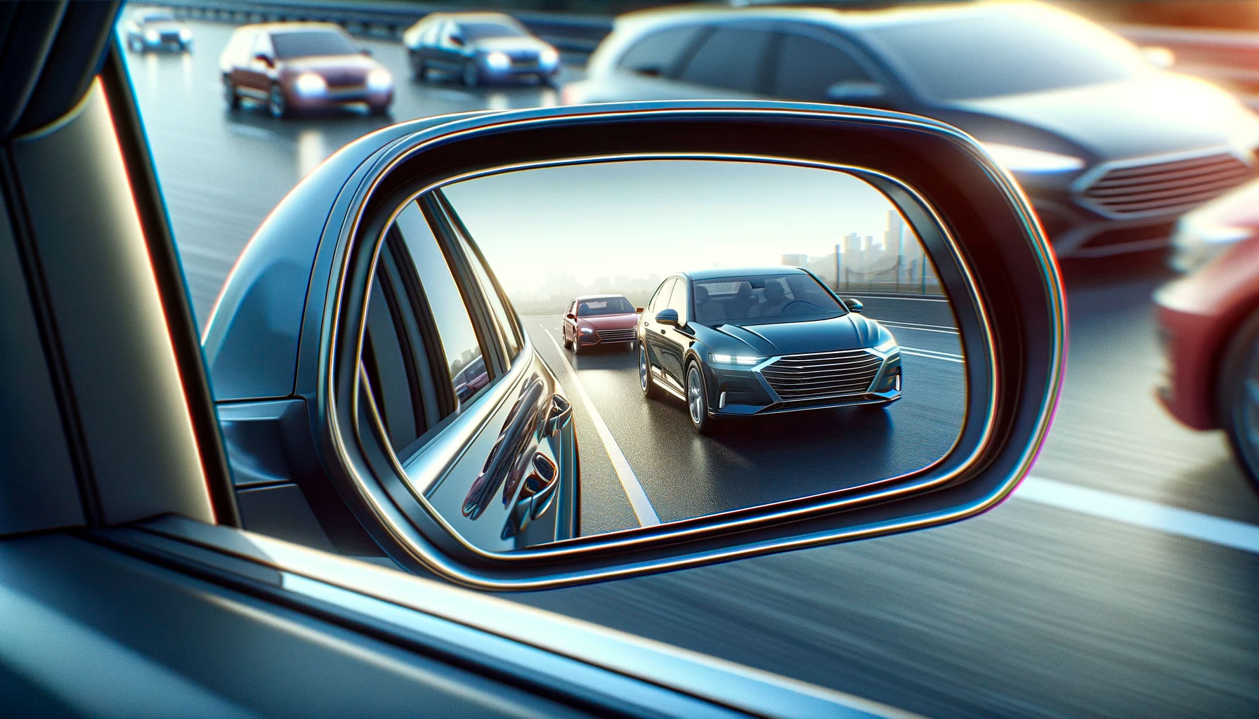 Боковые зеркала заднего вида автомобиля